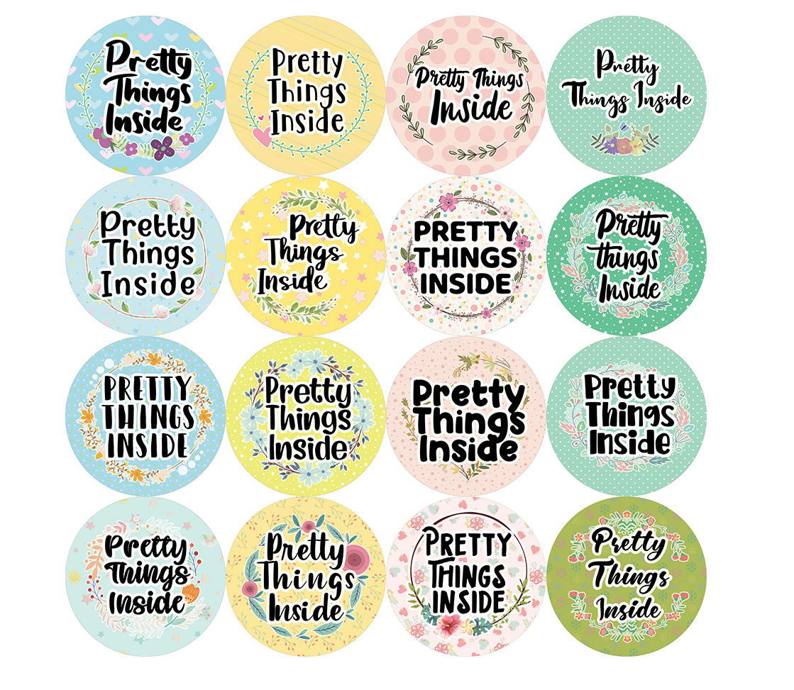 Pretty Things Inside Stickers (20-Sheet)