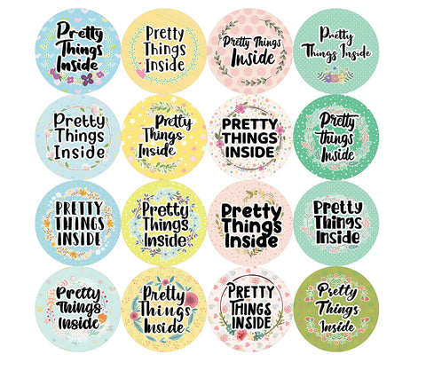 Pretty Things Inside Stickers (20-Sheet)