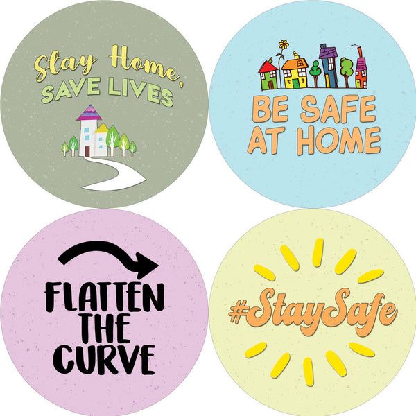 Stay at Home Reminder Stickers (20-Sheet)