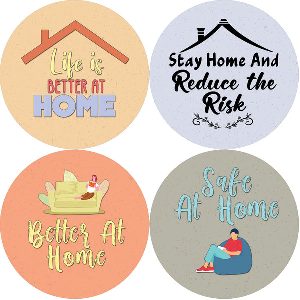 Stay at Home Reminder Stickers (5-Sheet)