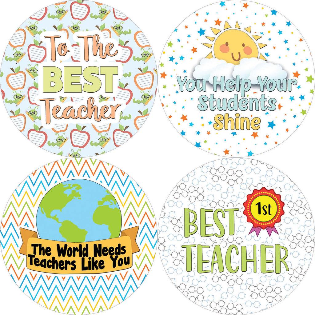 Appreciation Note Stickers Teacher Appreciation Stickers (20-sheet) – Creanoso