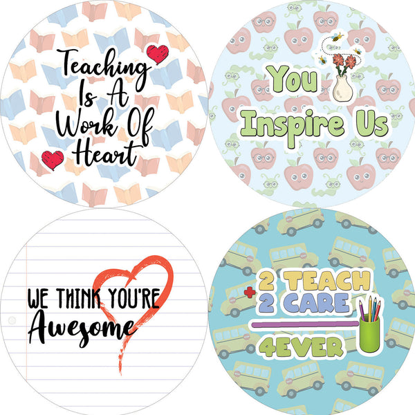 Teacher Appreciation Stickers (20-sheet)