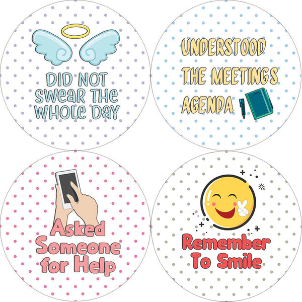 Creanoso Work Merit Rewards Stickers (5-Sheet) - Stocking Stuffers Premium Quality Gift Ideas for Children, Teens, & Adults - Corporate Giveaways & Party Favors