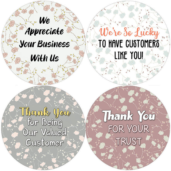 Creanoso Small Business Appreciation Stickers (5-Sheet) - Stocking Stuffers Premium Quality Gift Ideas for Children, Teens, & Adults - Corporate Giveaways & Party Favors