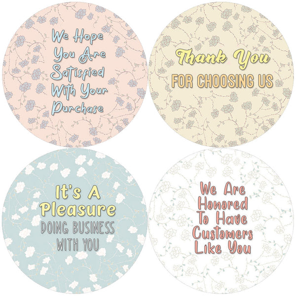 Creanoso Small Business Appreciation Stickers (5-Sheet) - Stocking Stuffers Premium Quality Gift Ideas for Children, Teens, & Adults - Corporate Giveaways & Party Favors