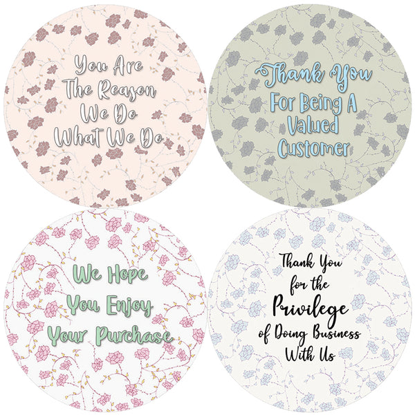Creanoso Small Business Appreciation Stickers (5-Sheet) - Stocking Stuffers Premium Quality Gift Ideas for Children, Teens, & Adults - Corporate Giveaways & Party Favors