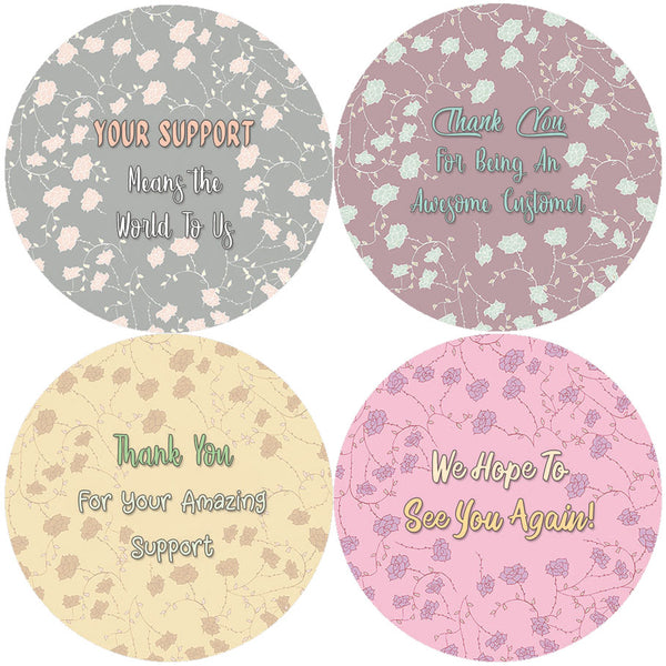Creanoso Small Business Appreciation Stickers (5-Sheet) - Stocking Stuffers Premium Quality Gift Ideas for Children, Teens, & Adults - Corporate Giveaways & Party Favors