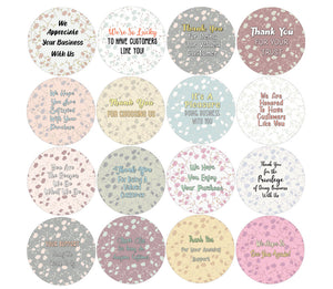 Creanoso Small Business Appreciation Stickers (5-Sheet) - Stocking Stuffers Premium Quality Gift Ideas for Children, Teens, & Adults - Corporate Giveaways & Party Favors