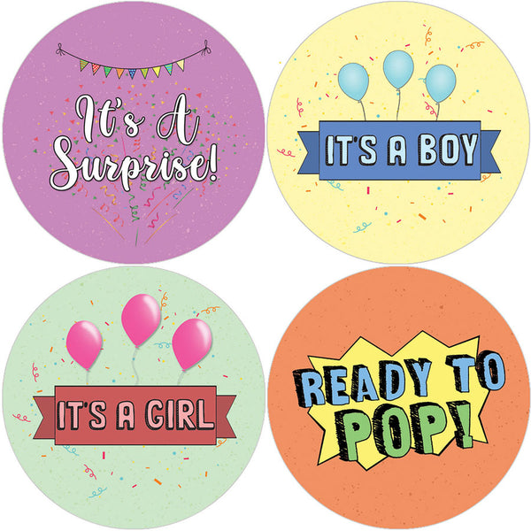 Creanoso Pregnancy Tracker Stickers (10-Set) - Reward Incentives for Husband and Wives - Stocking Stuffers Party Favors & Giveaways for Mothers & Adults