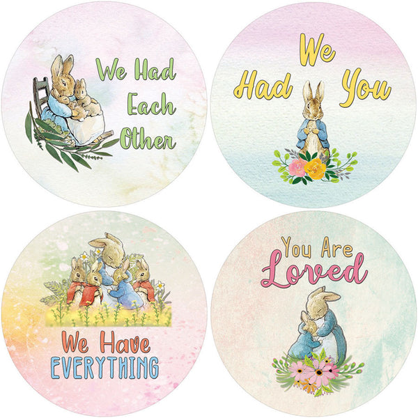 Creanoso Peter Rabbit Stickers (10-Sheet) - Classroom Reward Incentives for Students and Children - Stocking Stuffers Party Favors & Giveaways for Teens & Adults