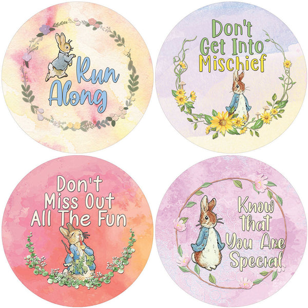 Creanoso Peter Rabbit Stickers (10-Sheet) - Classroom Reward Incentives for Students and Children - Stocking Stuffers Party Favors & Giveaways for Teens & Adults