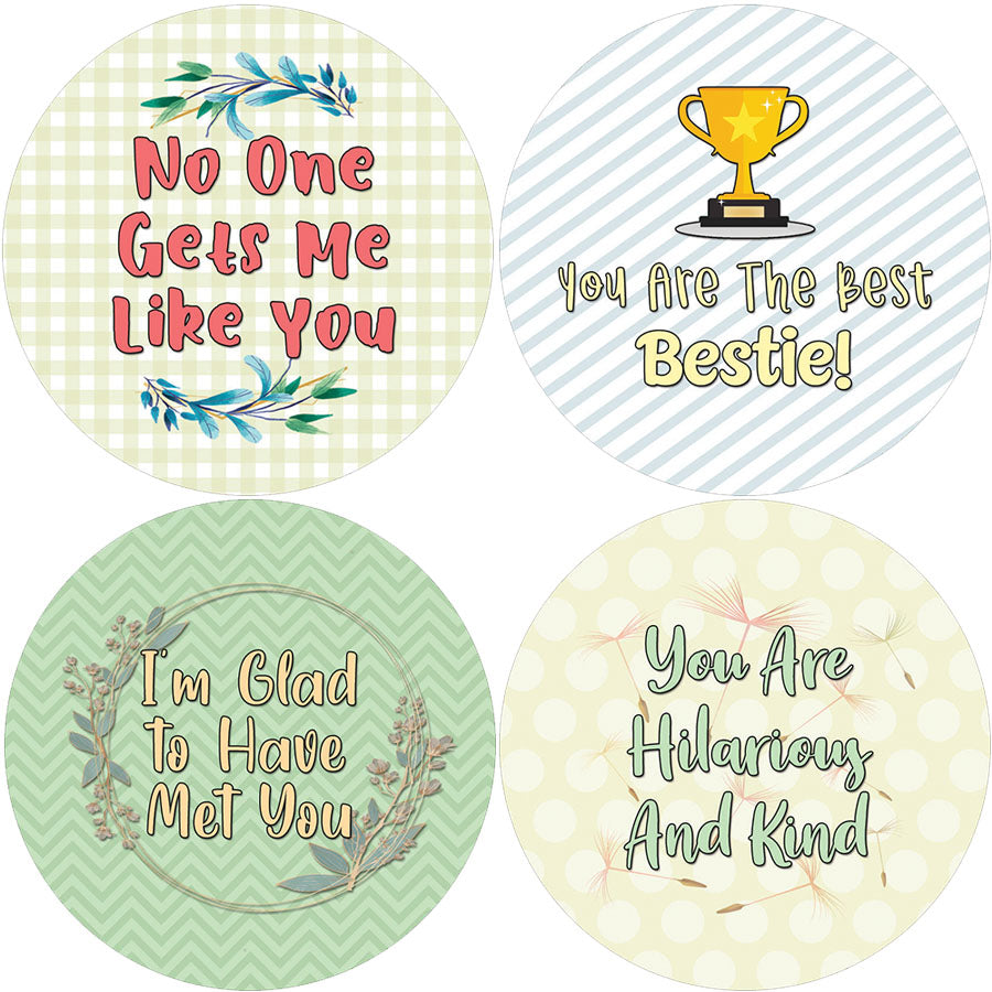 Acknowledgement Sticker Creanoso Friend Acknowledgement Stickers (10-Sheet) - Classroom Reward