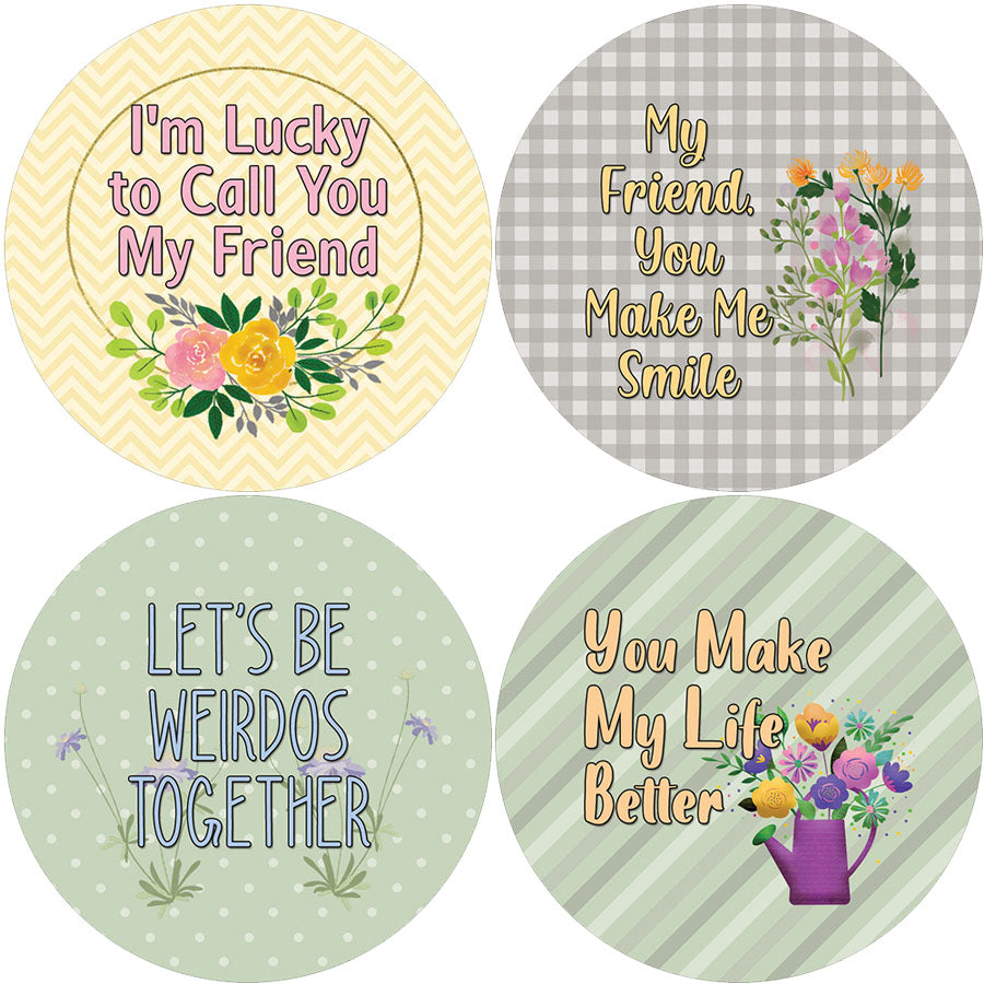 Acknowledgement Sticker Creanoso Friend Acknowledgement Stickers (10-Sheet) - Classroom Reward
