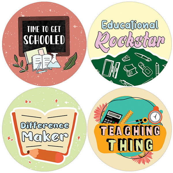 Teacher Sentiments Stickers (10 Sets X 16 Designs)