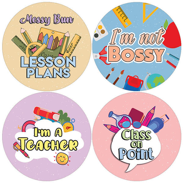 Teacher Sentiments Stickers (10 Sets X 16 Designs)