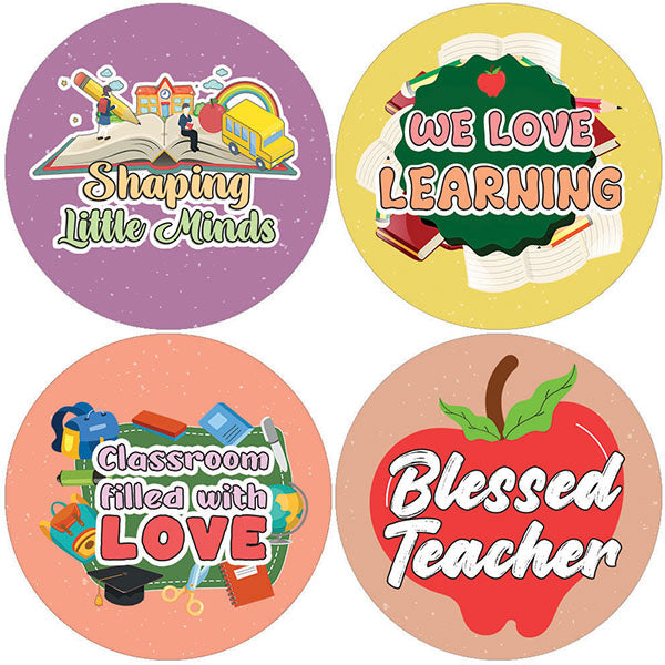 Teacher Sentiments Stickers (10 Sets X 16 Designs)