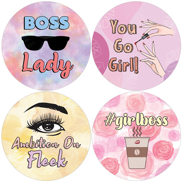 Girl Boss Stickers (20 Sets X 16 Designs)