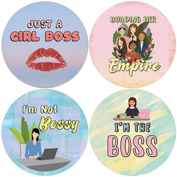Girl Boss Stickers (20 Sets X 16 Designs)
