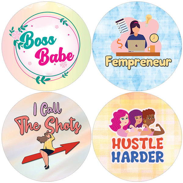 Girl Boss Stickers (20 Sets X 16 Designs)