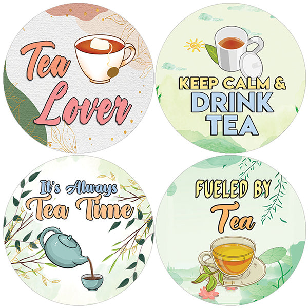 Cute Tea Lovers Stickers (20 Sets X 16 Designs) – Creanoso