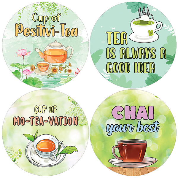 Cute Tea Lovers Stickers (20 Sets X 16 Designs)