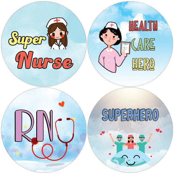 Nurses Health Care Hero Stickers (20 Set X 16 Designs)