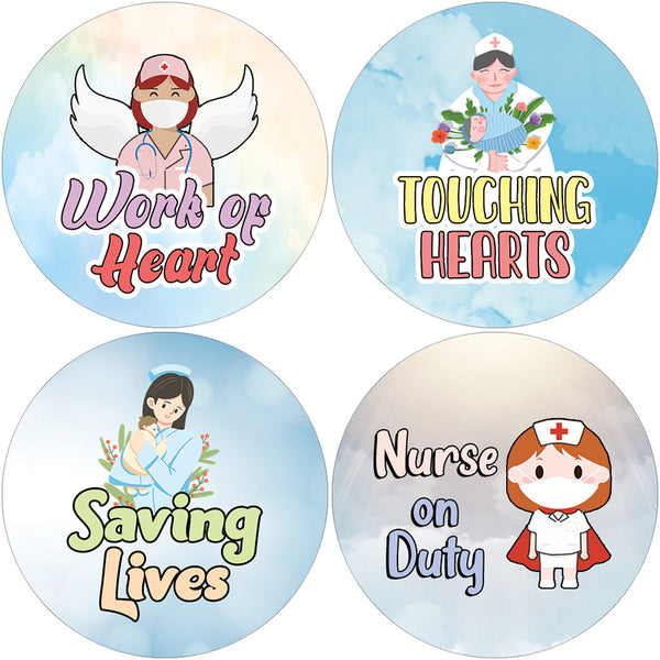 Nurses Health Care Hero Stickers (20 Set X 16 Designs)