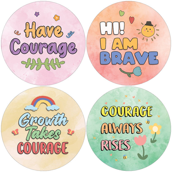 Courageous Stickers (20 Sets X 16 Designs)