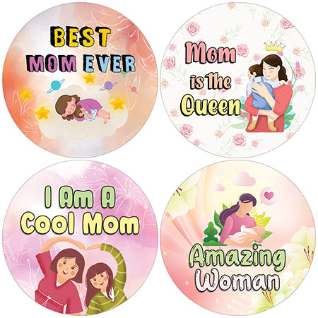 Best Mom Ever Stickers (5 Sets X 16 Designs)