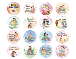 Best Mom Ever Stickers (10 Sets X 16 Designs)