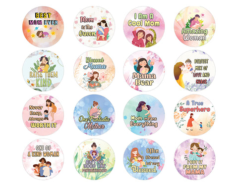 Best Mom Ever Stickers (10 Sets X 16 Designs)