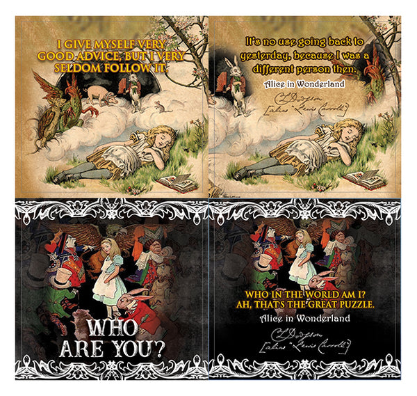 Cute and Wild Alice wonderland Stickers (20-Sheet) (Alice in Wonderland Stickers (20-Sheet))
