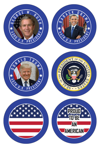 Presidents of The United States Stickers - Assorted Designs for Children - Classroom Reward Incentives for Students