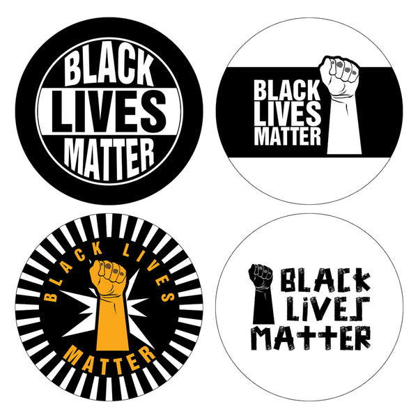 Black Lives Matter Stickers (20-Sheet) - Premium Quality Gift Ideas for Children, Teens, & Adults for All Occasions - Stocking Stuffers Party Favor & Giveaways