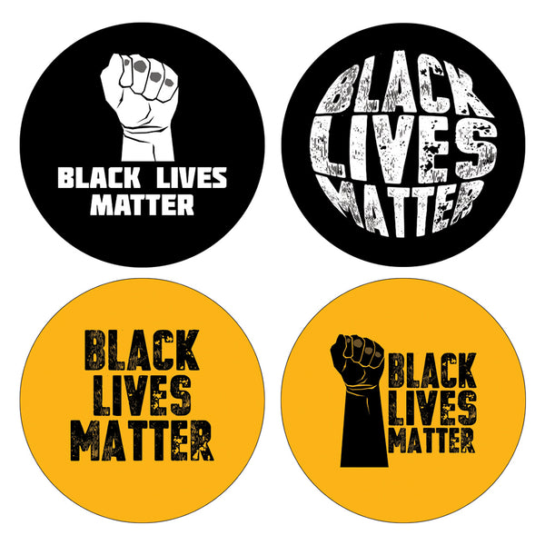 Black Lives Matter Stickers (5-Sheet) - Stocking Stuffers Premium Quality Gift Ideas for Children, Teens, & Adults - Corporate Giveaways & Party Favors
