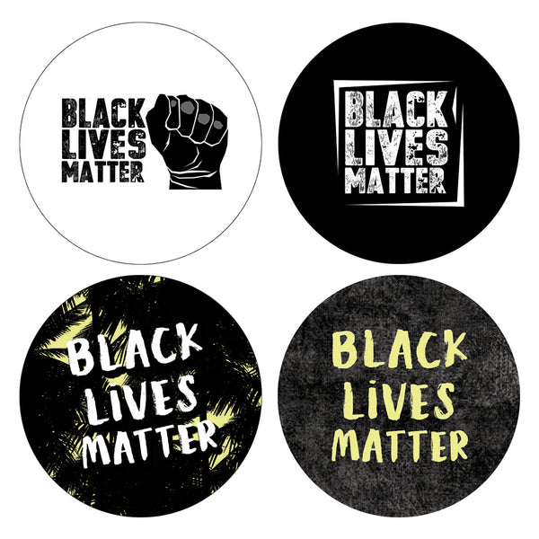 Black Lives Matter Stickers (5-Sheet) - Stocking Stuffers Premium Quality Gift Ideas for Children, Teens, & Adults - Corporate Giveaways & Party Favors