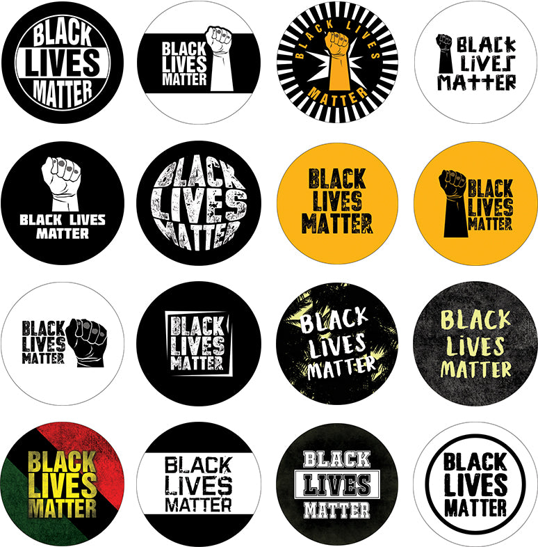 Black Lives Matter Stickers (5-Sheet) - Stocking Stuffers Premium Quality Gift Ideas for Children, Teens, & Adults - Corporate Giveaways & Party Favors
