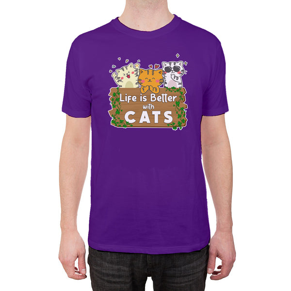 Life is Better with Cats shirt Tshirt