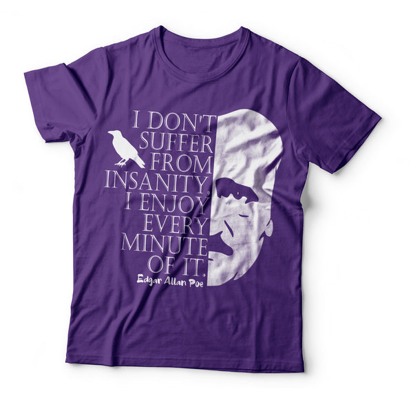 Edgar Allan Poe Insanity T-shirt