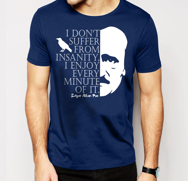 Edgar Allan Poe Insanity T-shirt