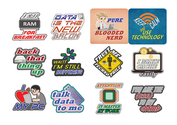 Tech Savvy Stickers (12-Sheets) (I Love Technology Stickers (12-Sheets)
