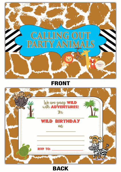 Creanoso Children Birthday Invitation Cards (12-Pack) - Great Gift Cards for Kids, Children, Teens