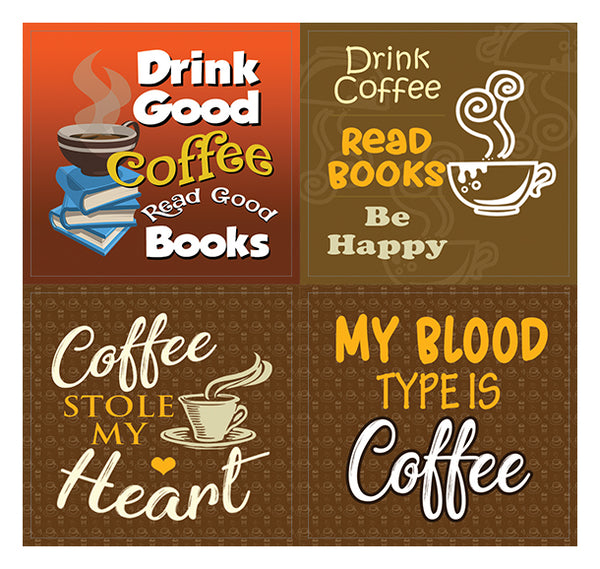 Creanoso Coffee Stickers Series I (10-Sheet) Ã¢â‚¬â€œ Inspiring Awesome Stickers Premium Gift Set