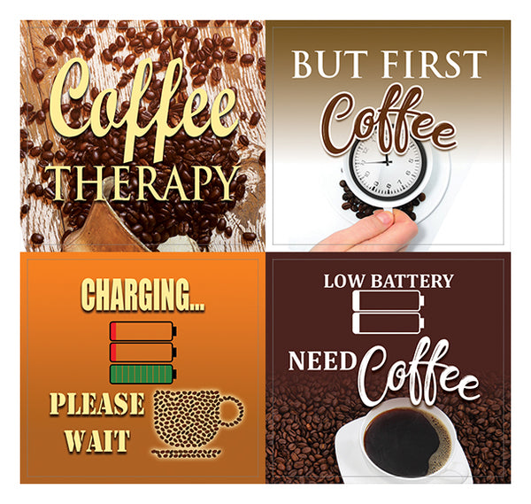 Creanoso Inspiring Inspirational Coffee Stickers Series III (10-Sheet) Ã¢â‚¬â€œ Assorted Premium Gift Set