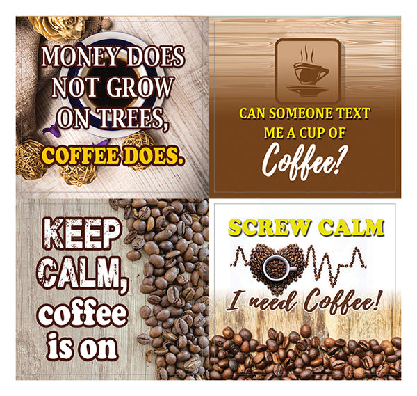 Creanoso Inspiring Inspirational Coffee Stickers Series III (10-Sheet) Ã¢â‚¬â€œ Assorted Premium Gift Set