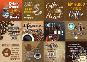Creanoso Coffee Stickers Series I (10-Sheet) Ã¢â‚¬â€œ Inspiring Awesome Stickers Premium Gift Set