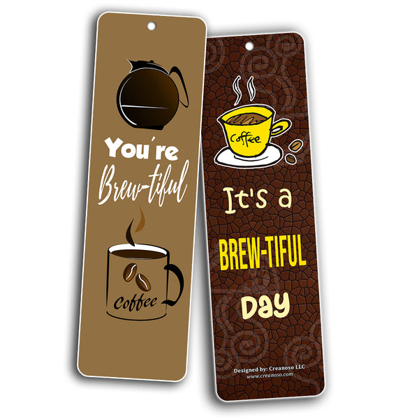 Creanoso Inspiring Inspirational Words About Coffee Lovers Bookmarker Series II (30-Pack) ÃƒÂ¢Ã¢â€šÂ¬Ã¢â‚¬Å“ Powerful Sayings About Character ÃƒÂ¢Ã¢â€šÂ¬Ã¢â‚¬Å“ Stocking Stuffers Gift for Men Women Adult