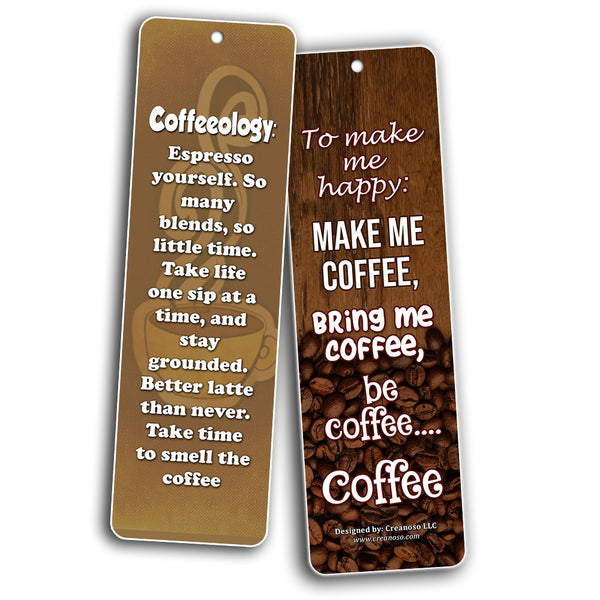 Creanoso Inspiring Inspirational Words About Coffee Lovers Bookmarker Series II (30-Pack) ÃƒÂ¢Ã¢â€šÂ¬Ã¢â‚¬Å“ Powerful Sayings About Character ÃƒÂ¢Ã¢â€šÂ¬Ã¢â‚¬Å“ Stocking Stuffers Gift for Men Women Adult