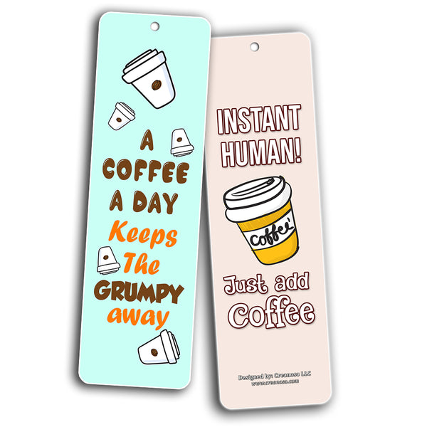 Creanoso Inspiring Inspirational Words About Coffee Lovers Bookmarker Series II (30-Pack) ÃƒÂ¢Ã¢â€šÂ¬Ã¢â‚¬Å“ Powerful Sayings About Character ÃƒÂ¢Ã¢â€šÂ¬Ã¢â‚¬Å“ Stocking Stuffers Gift for Men Women Adult
