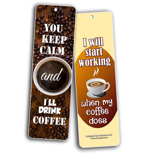 Creanoso Inspiring Inspirational Words About Coffee Lovers Bookmarker Series II (30-Pack) ÃƒÂ¢Ã¢â€šÂ¬Ã¢â‚¬Å“ Powerful Sayings About Character ÃƒÂ¢Ã¢â€šÂ¬Ã¢â‚¬Å“ Stocking Stuffers Gift for Men Women Adult